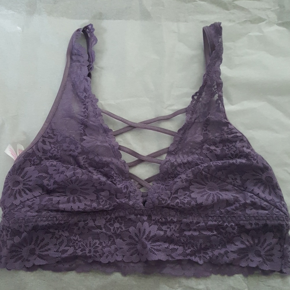 PINK bralette NEVER WORN